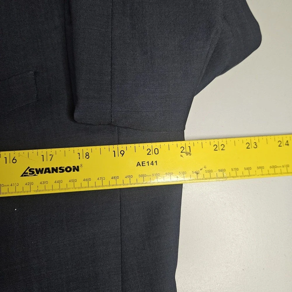 Ted Baker London Mens Blazer 40R No Ordinary Joe Blue Wool Sport Coat Jacket‎